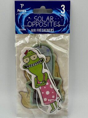 3 Solar Opposites Ocean Scented Car Air Fresheners
